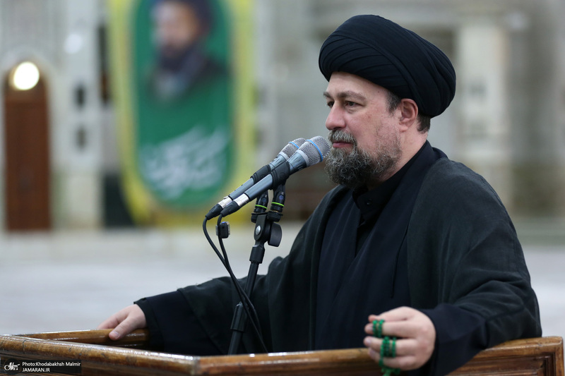 دیدار امدادگران هلال احمر با سید حسن خمینی