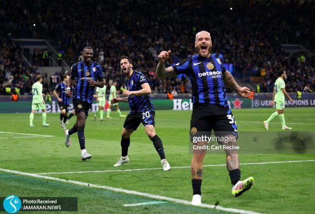 اینتر 4-3 بارسلونا؛ اینتر فاتح جدال تاریخی با بارسلونا؛ ایتالیایی ها در فینال لیگ قهرمانان اروپا+عکس و ویدیوی گل