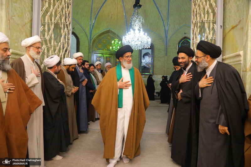 مراسم سومین سالگرد ارتحال آیت الله العظمی علوی گرگانی (ره) در مسجد اعظم قم‎