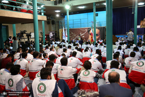 تجدیدمیثاق جوانان هلال احمر با آرمان های حضرت امام(س)