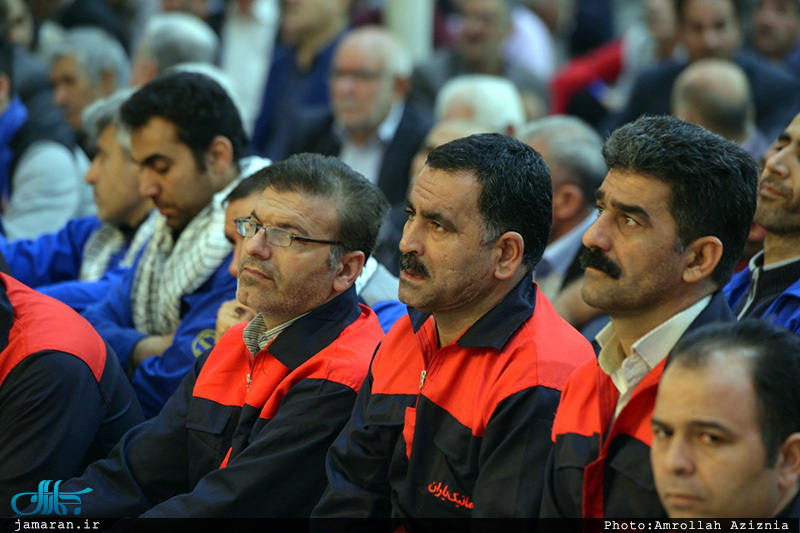 تجدید میثاق جامعه کارگری با آرمان های حضرت امام خمینی(س)