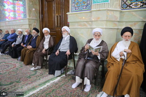 مراسم تشییع و خاکسپاری آیت الله نورالله شاه آبادی(ره) در قم