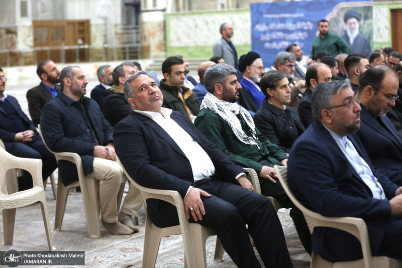 تجدید میثاق رئیس و جمعی از نمایندگان مجلس شورای اسلامی با آرمان‌های امام خمینی(س)-2