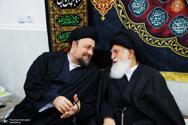 عزاداری شهادت حضرت فاطمه (س) در بیت آیت الله دوستی زنجانی‎