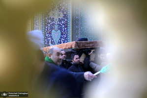 مراسم تشییع و خاکسپاری آیت الله سید هاشم رسولی محلاتی(ره) در قم