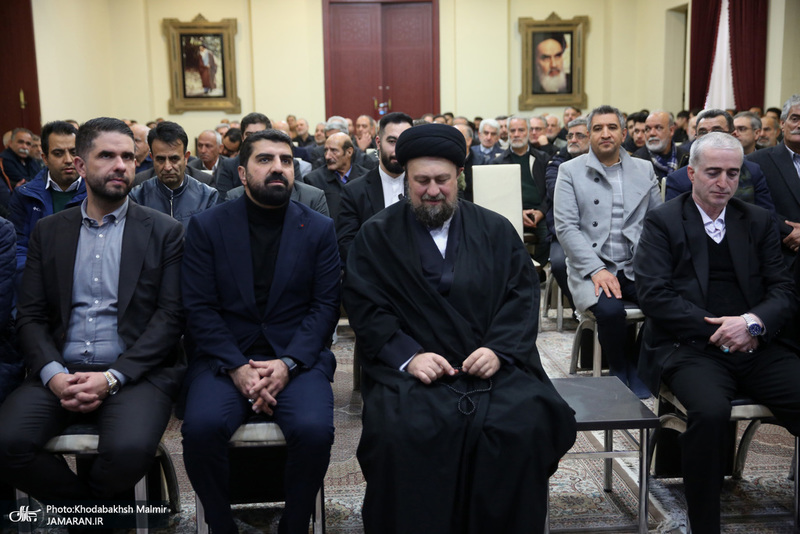 دیدار  رئیس و جمعی از اعضای اتاق اصناف تهران‌ با سید حسن خمینی
