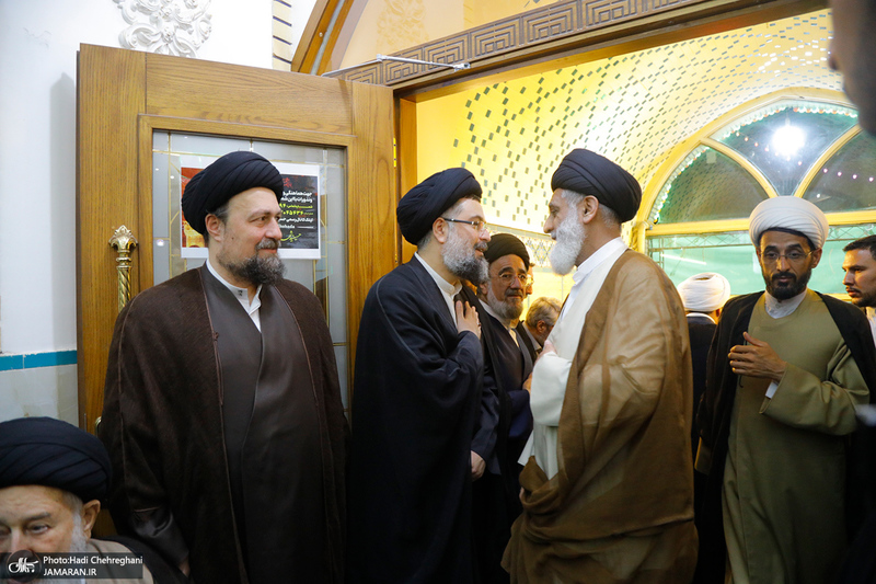 مراسم ختم همسر شهید آیت الله سید مصطفی خمینی (ره) -1