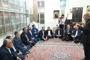 وزیر فرهنگ و ارشاد اسلامی ازمنزل علامه شیخ شوشتری دیدن کرد