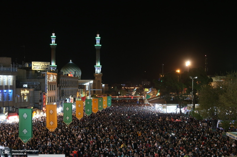 مراسم آغاز  سال 1401 در حرم کریمه اهل بیت (ع)‎