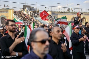 مراسم وداع با پیکر رهبر شهید