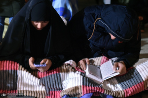 احیای شب بیست و سوم ماه رمضان در گلزار شهدای بهشت زهرا (س)