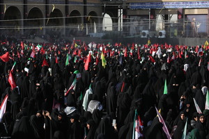 مراسم وداع رهبر شهید در مصلی امام خمینی