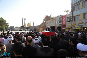 مراسم تشییع حجت الاسلام و المسلمین دکتر احمد احمدی در قم 