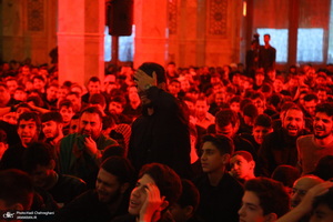 مراسم عزاداری شهادت حضرت فاطمه زهرا (س) در مسجد اعظم قم‎