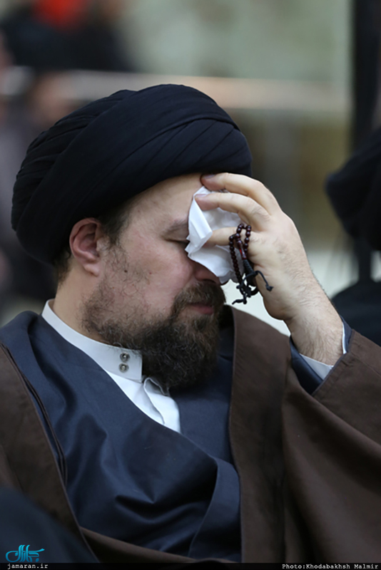 مراسم عزاداری شب شهادت حضرت زهرا(س) در حرم امام خمینی (س)