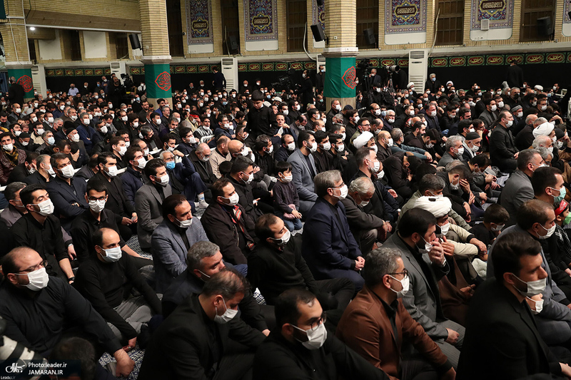 مراسم عزاداری شام شهادت حضرت فاطمه‌ زهرا (س) در حسینیه امام خمینی