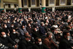 مراسم عزاداری شام شهادت حضرت فاطمه‌ زهرا (س) در حسینیه امام خمینی