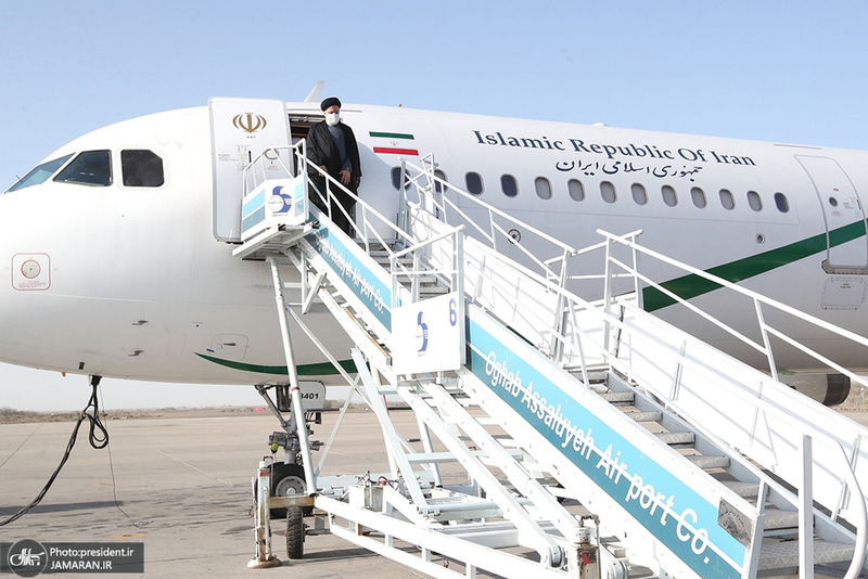 سفر سید ابراهیم رئیسی به سیستان و بلوچستان رئیسی با هواپیما