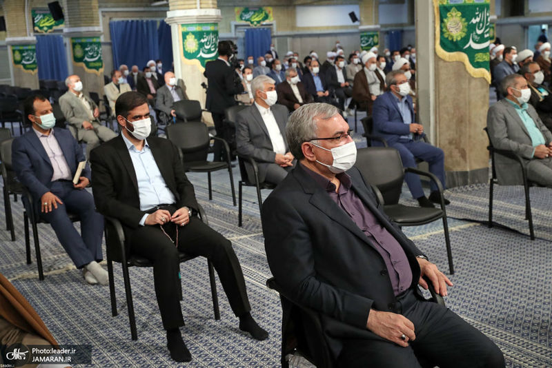 دیدار میهمانان کنفرانس وحدت اسلامى‌ و جمعی از مسئولان نظام با رهبر معظم انقلاب