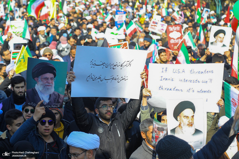 راهپیمایی باشکوه 22 بهمن در قم