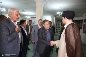 دیدار دبیر کل و جمعی از اعضای حزب همبستگی ایران اسلامی با سید حسن خمینی