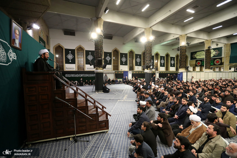 آخرین شب مراسم عزاداری حضرت فاطمه زهرا (س) در حسینیه امام خمینی