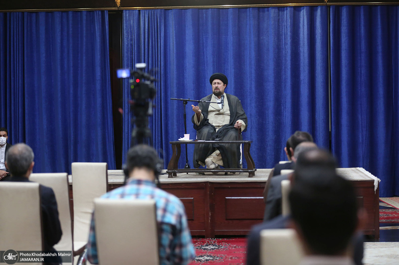 دیدار رئیس و کارکنان سازمان ملی استاندارد با سید حسن خمینی