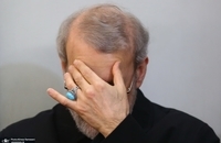 علی لاریجانی عزادار