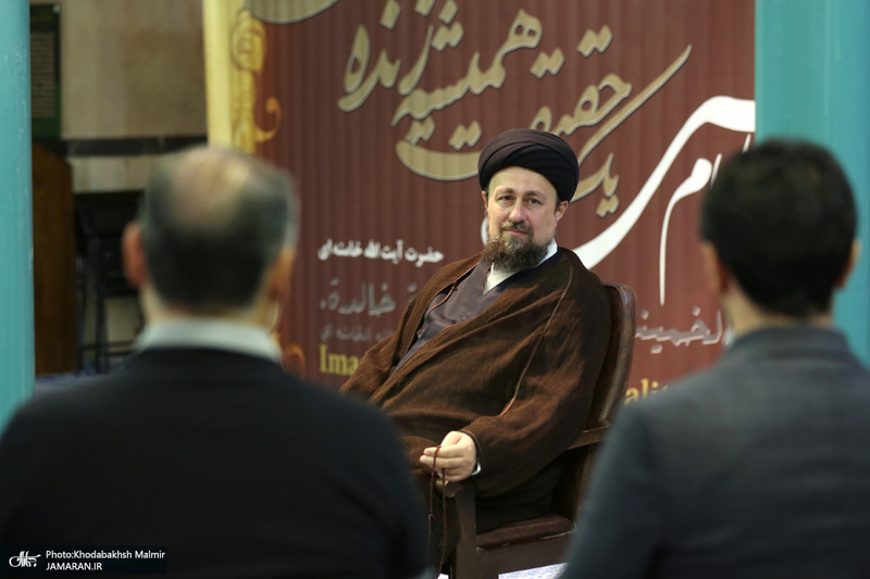 دیدار اعضای تیم ملی فوتبال نوجوانان ایران با سید حسن خمینی