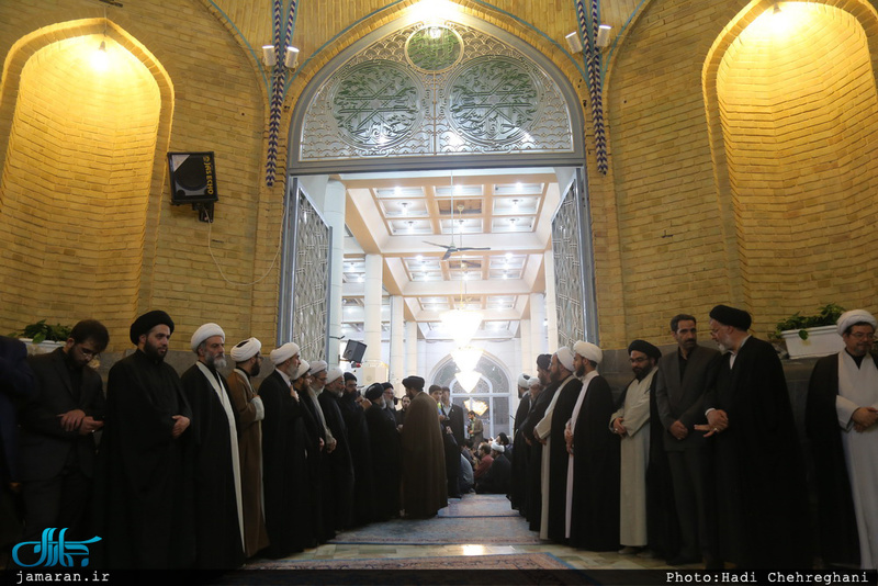مراسم بزرگداشت آیت الله سید مهدی ابن الرضا(ره) در مسجد اعظم قم