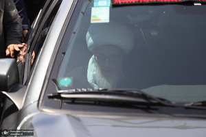 دسته عزاداری شهادت امام عسکری (ع) با حضور آیت‌الله العظمی وحید خراسانی