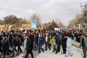 راهپیمایی باشکوه 22 بهمن در خمین