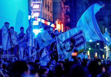 جشن مردم آرژانتین پس از قهرمانی در کوپا آمریکا در خیابان ها +تصاویر 
