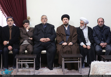 دیدار رئیس و کارکنان سازمان فرهنگ و ارتباطات اسلامی با سید حسن خمینی