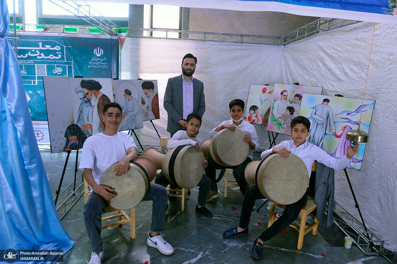 تجدید میثاق فرهنگیان منطقه 19اموزش و پرورش تهران با آرمان‌های حضرت امام (س)