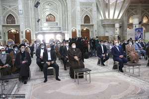 تجدید میثاق رئیس مجلس شورای اسلامی و نمایندگان با آرمان های حضرت امام (س)