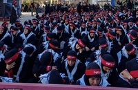 مراسم روز عاشورا در محل شهادت سید حسن نصرالله در ضاحیه جنوبی بیروت (5)