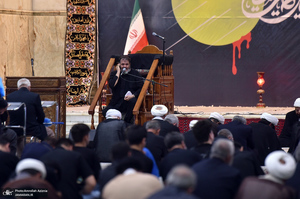 سومین شب عزاداری حضرت اباعبدالله الحسین (ع) در حرم امام خمینی