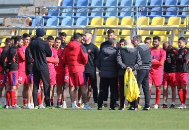 بودیمیر و بشاررسن در تمرین پرسپولیس