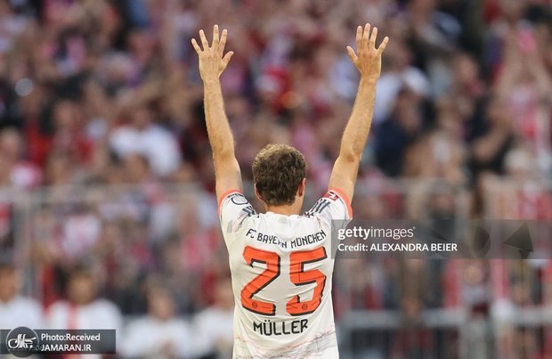 عکس و ویدیو| سکانس پایانی توماس مولر در بهشت مونیخ