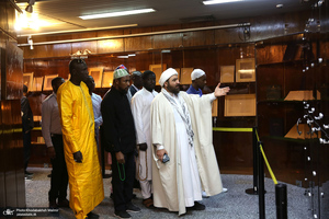 بازدید جمعی از طلاب کشورهای آفریقایی از جماران‎‎