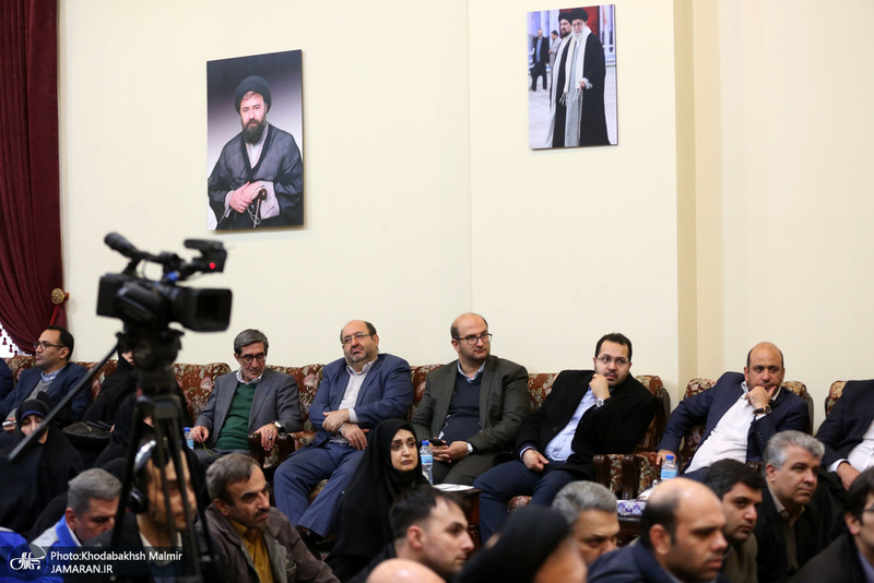 دیدار وزیر ، معاونان و کارکنان وزارت صمت با سید حسن خمینی