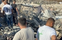 اسرائیل به انبار کشاورزی فلسطینی ها حمله کرد (1)