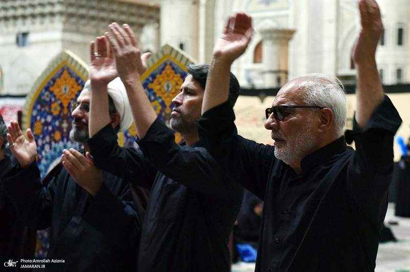 مراسم عزاداری ظهر عاشورا در حرم مطهر امام خمینی