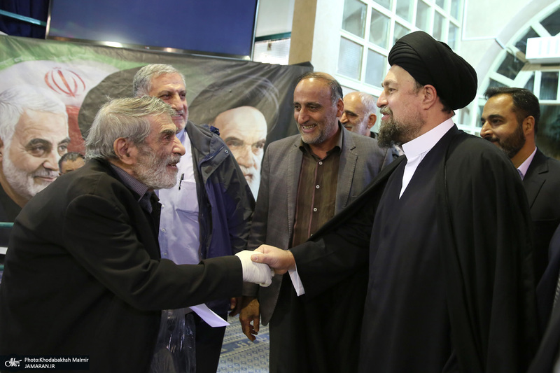 دیدار جمعی از پیشکسوتان سپاه جماران با سید حسن خمینی  1
