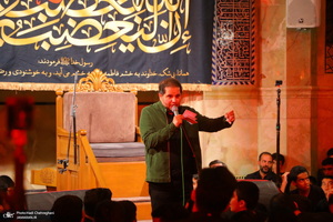 مراسم عزاداری شهادت حضرت فاطمه زهرا (س) در مسجد اعظم قم‎