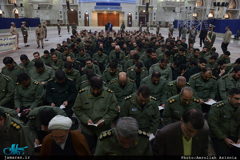 تجدید میثاق فرماندهان و کارکنان حفاظت هواپیمایی سپاه پاسداران با آرمان های حضرت امام(س)