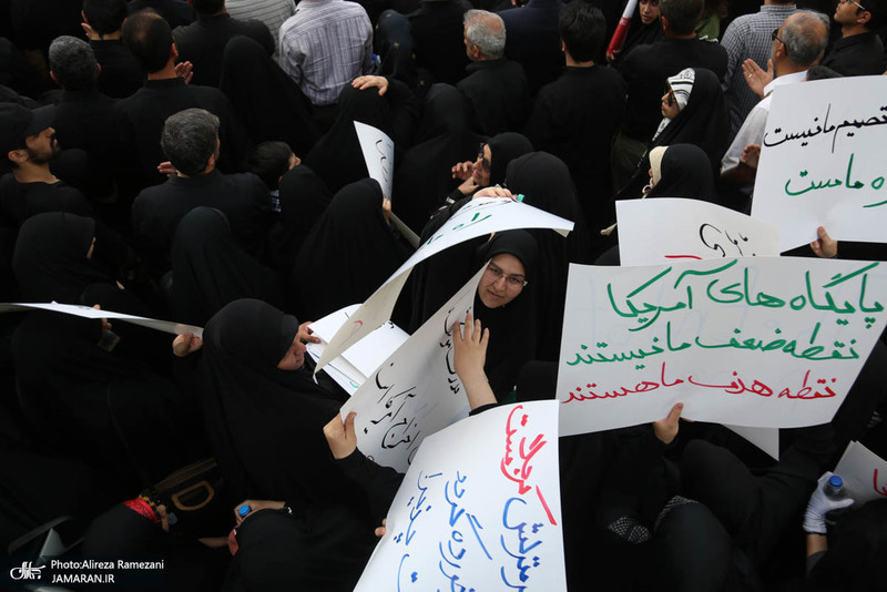 مراسم تشییع شهدای جنگ تحمیلی رژیم صهیونیستی در تهران-3