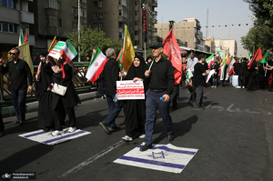 مراسم تشییع شهدای جنگ تحمیلی رژیم صهیونیستی در تهران-5