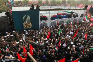مراسم تشییع پیکر مطهر رهبر شهید انقلاب در قم